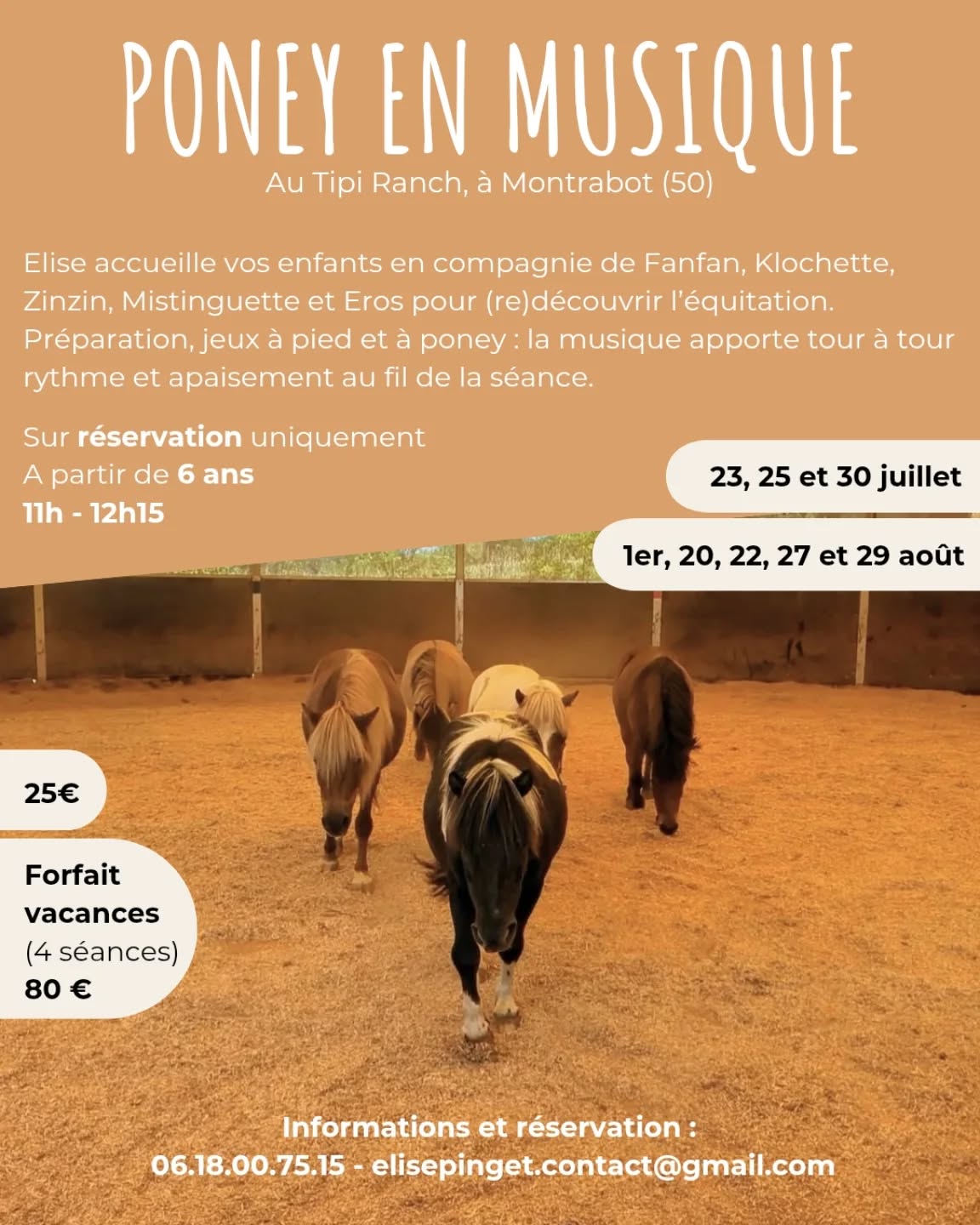 Cet été, les poneys dansent au Tipi Ranch